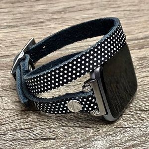 Polka Dots Double Wrap Strap for Fitbit Versa Lite